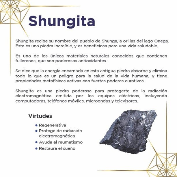 Shungita: Historia y propiedades, Plata Luz