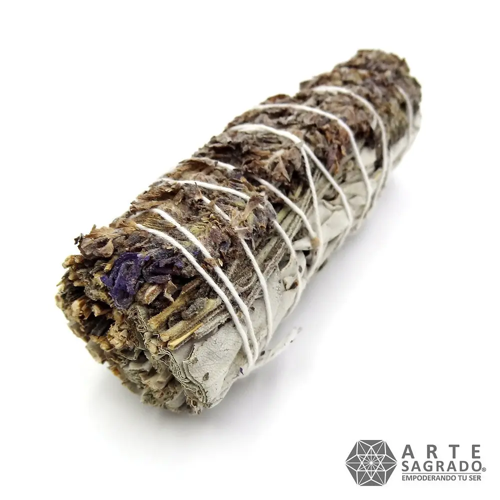 Manojos De Salvia Blanca De 4 Pulgadas Hechos A Mano - Salvia Fresca Y Natural De California Con Instrucciones Y Bendiciones - Vara De Salvia Para Limpiar La Energía Negativa De