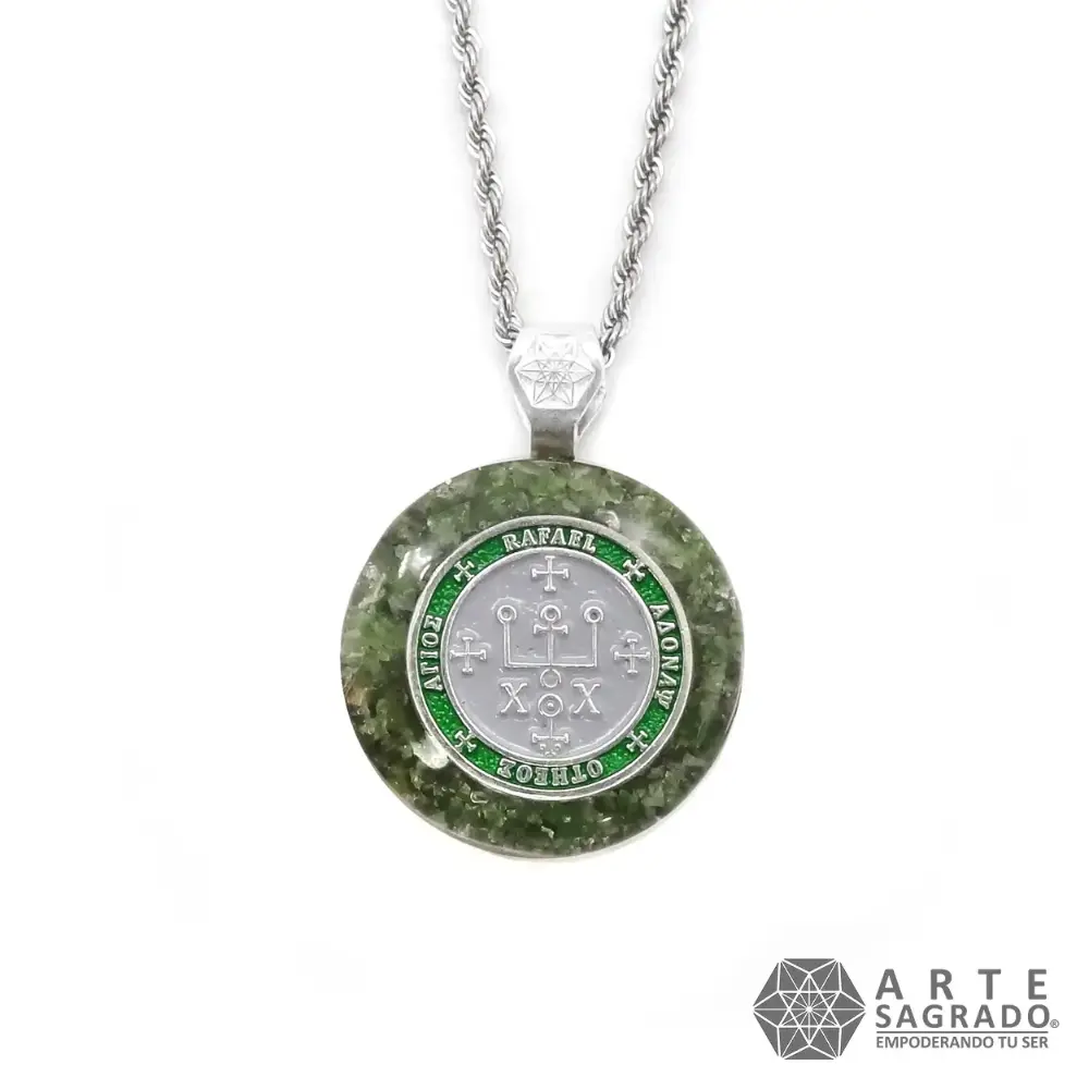 Collar Hilos De Seda Dorados Piedras Naturales Cristales Col