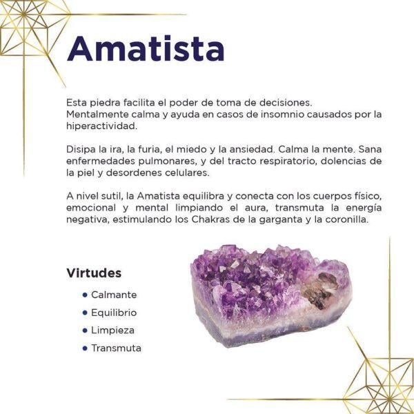 Tarjeta de piedras Amatista por Arte Sagrado