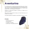 Tarjeta de piedras Aventurina por Arte Sagrado