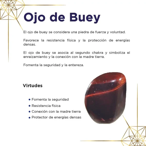 Tarjeta de piedras - Ojo de Buey por Arte Sagrado