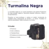 Tarjeta de piedras - Turmalina Negra por Arte Sagrado