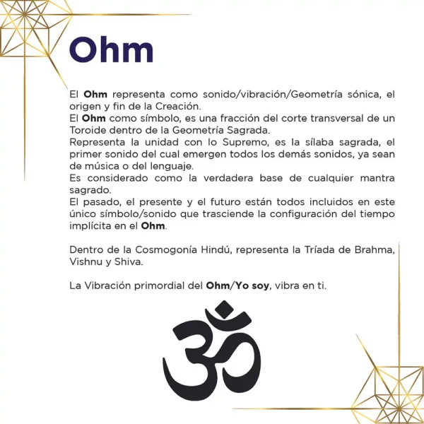 Tarjeta de Símbolos - Ohm por Arte Sagrado