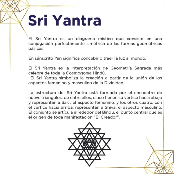 Tarjeta de símbolos - Sri Yantra por Arte Sagrado