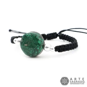 Pulsera Micro Orgón Malaquita