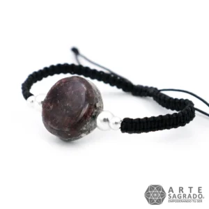 Pulsera Micro Orgón Granate