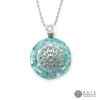 Collar-Mini-Orgon-Rueda-de-la-Vida-en-Plata-0.925-con-Turquesa